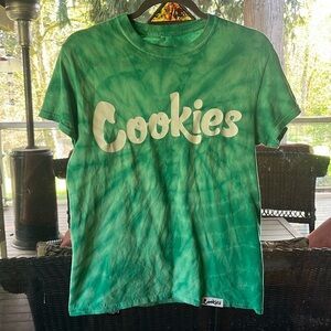 Green Tie Dye Cookies tee
